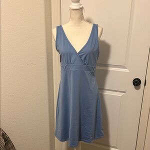Women’s Patagonia Blue Sleeveless V-Neck Dress Size Large